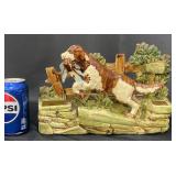 Vintage McCoy Pottery Hunting Dog Planter