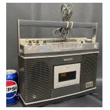 Vntg Sony CF-550A One-Point AM/FM Cassette Radio