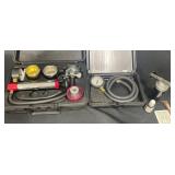 Matco Radiator & Back Pressure Tester Kits w Cases