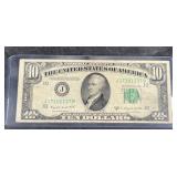 ï¿½Luckyï¿½ Series 1950 $10 Federal Reserve Note
