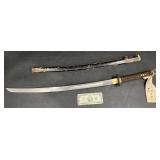 WWII Japanese Sword w Tag & Scabbard