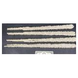 4 New 24" Plastic Handing Icicles w Chain