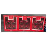 3 New Sets of 4 Lenox Cardinal Napkin Rings