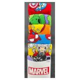 New Marvel Superheroes Crew Socks, 6 Pairs Sz 8-10