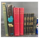 9 Antique Vintage Books ï¿½ Errol Flynn +