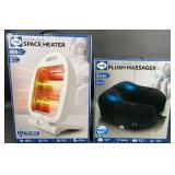 New Sealy Portable Heater & Vibrating Massager