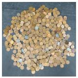 600 Lincoln Wheat Pennies w 25 Steel 1943