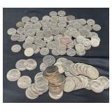 43 Kennedy Halves & 103 Quarters, All 40+ Yrs Old