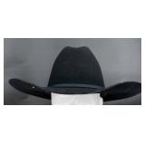 Resistol Black XX Premium Wool Cowboy Hat 7 3/8