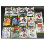 14 XBOX Sports Video Games w Madden & More
