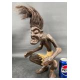 Handcrafted Indonesian Carved Wood Statue