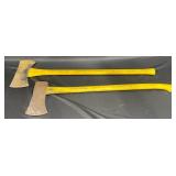 2 Axes ï¿½ï¿½Mintcraft Proï¿½Flat Head & Double Blade