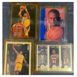 4 Kobe Bryant Rookie Cards Collection