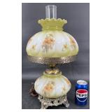 Vntg Hand Painted Gone w the Wind Hurricane Lamp