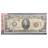 1934A $20 Hawaii Federal Reserve Note