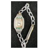 1929 Bulova Miss Liberty Watchï¿½White Gold Plated