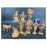 1991 Fontanini Christmas Nativity Set Italy