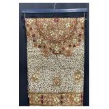 Hand-Beaded Table Topper w Tag, Made in India