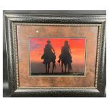 Framed Night Ride Art Print by James T. Jones