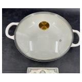 Bel Fer Blanca White Enamel Cast Iron Casserole