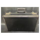 Bugatti Black Rolling Business Briefcase w Locks