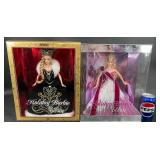2005 & 2006 Holiday Barbie Dolls w Boxes