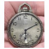 14KT GF Elgin Model 3 Pocket Watch Circa 1928