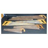 6 Vintage Hand Saws ï¿½ Stanley, Disston +