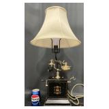 Antique Danish Jydsk Desk Telephone Converted Lamp