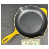 Le Creuset Yellow Enamel Non-Stick 10.75" Fry Pan