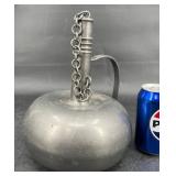 Antique Italian Peltro Pewter Jug Pitcher