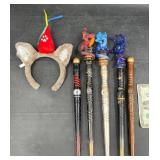 5 Great Wolf Lodge Novelty MagiQuest Wands & Ears