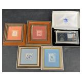 LE Igor Sikorsky Airmail Stamp & 4 Framed Stamps