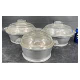 3 Vntg Guardian Service Aluminum Cooking Pots