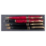 2 Waterman Paris Expert Ball Point & Pencil Sets