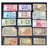 Vintage European & African Currency Notes