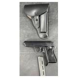 Czech Pistol w Holster & Magazine