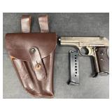 CZ-27 FNH Czech Pistol w Holster & Magazine