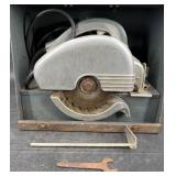 Vntg 1950ï¿½s Craftsman Circular Saw w Metal Case