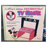Sealed Vntg Disney Mouseketeer TV Chair Stool