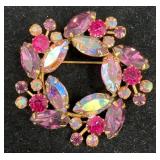 Weiss Rhinestone Brooch Pin