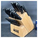 Showtime Six Star Stainless Steel Knives w Block