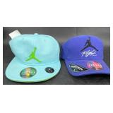 2 Nike Air Jordan Hats w Jumpman Logo & Tags