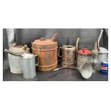 Vintage Oil & Gas Cans, Funnel