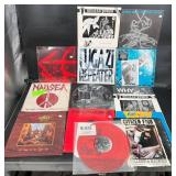 14 Punk Rock & Hard Core LP Record Albums