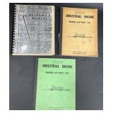 3 Jeep Willys Manuals, Parts Lists Mechanics Guide