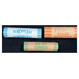 Roll of 1964 Nickels + 1960ï¿½s Quarters & Dimes