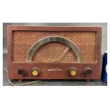 Vntg 1930ï¿½s-1940ï¿½s Silvertone Wooden Tube Radio