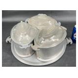 3 Vntg Guardian Service Aluminumï¿½Cook Pots