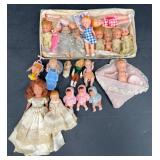 20 Vntg Mini Baby Dollsï¿½1940s Nancy Ann Storybook+